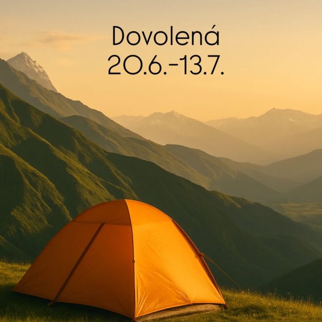 🌿 D O V O L E N Á 🌿 Od 20. 6. do 13. 7. se opět vydávám do hor načerpat novou energii a nápady. Objednávky z e-shopu...